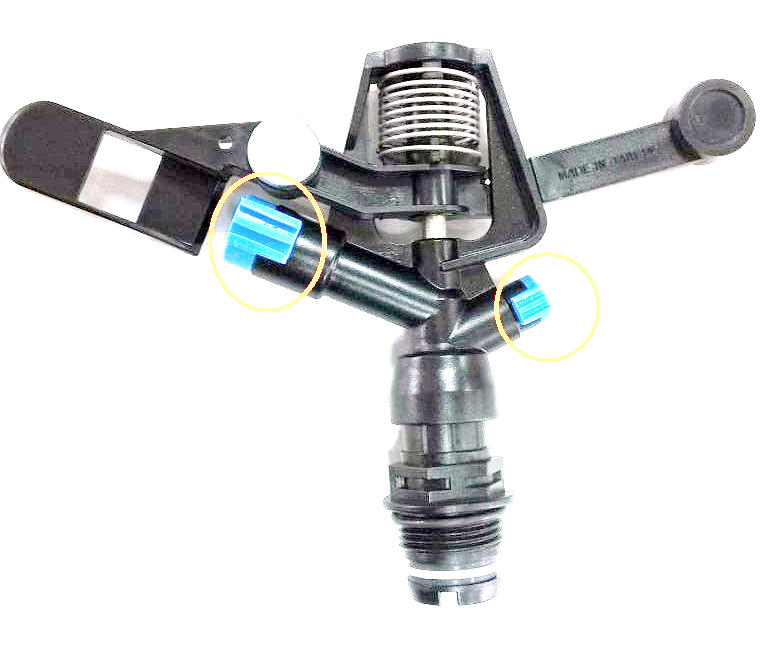 K-1048LDM 3/4" 塑膠雙口灑水噴頭
